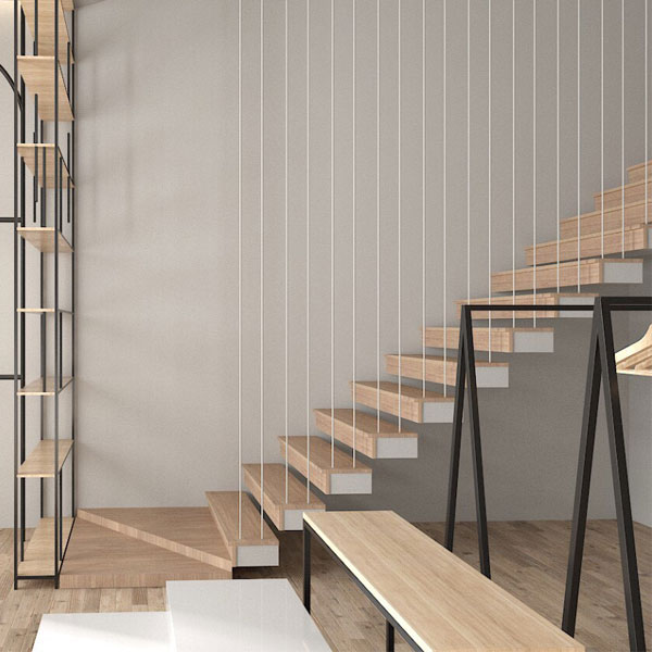 Hệ thống cáp lưới cầu thang